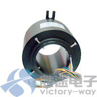 通孔型滑环 系列化孔径，适合工业自动化装置、电缆卷筒等